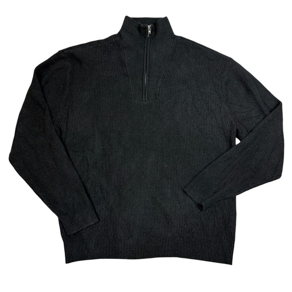 Abercrombie & Fitch Womens Size L Black Oversized Pullover Sweater